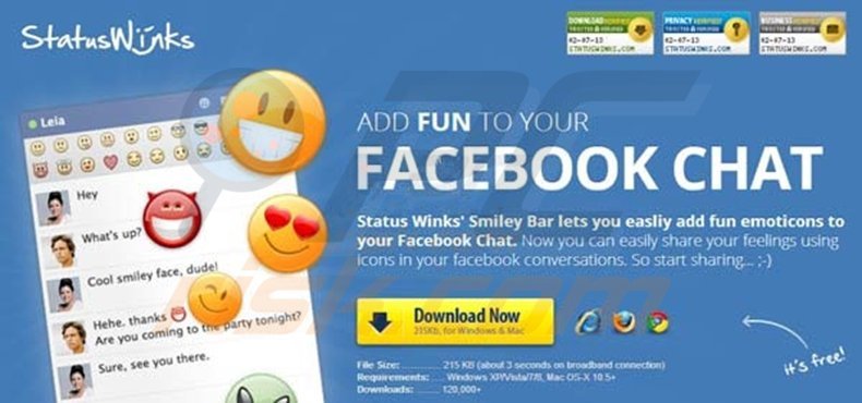 Smiley Bar for FaceBook