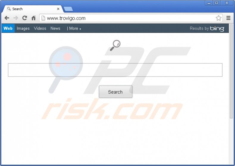 Trovigo.com browser hijacker
