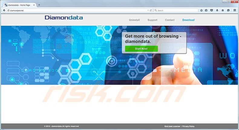 diamondata virus homepage