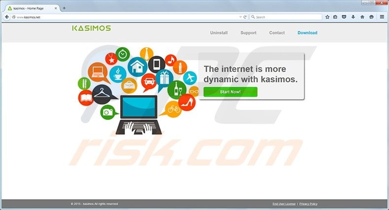 Kasimos virus homepage