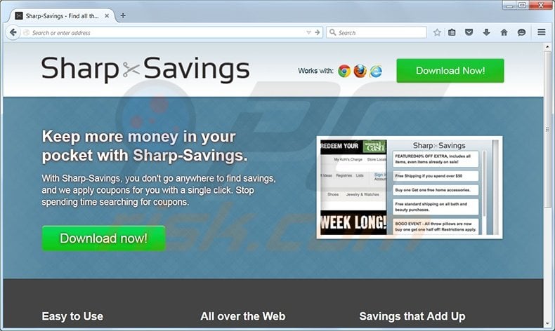 sharp savings virus