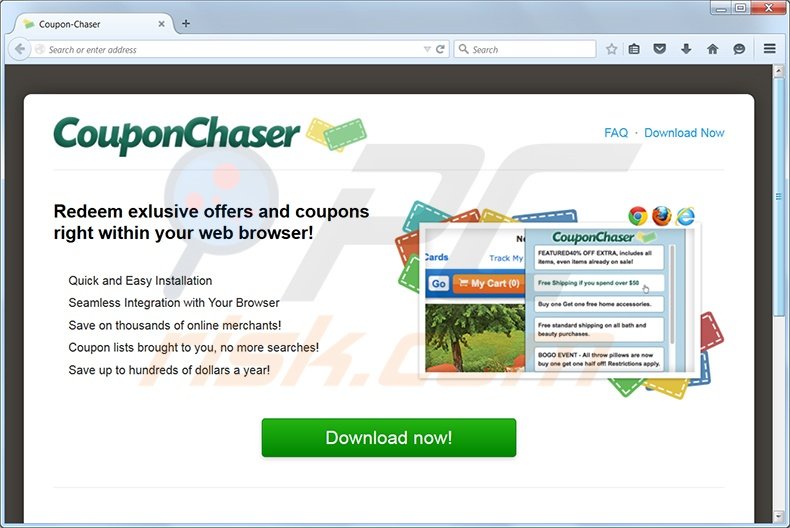 Coupon Chaser adware