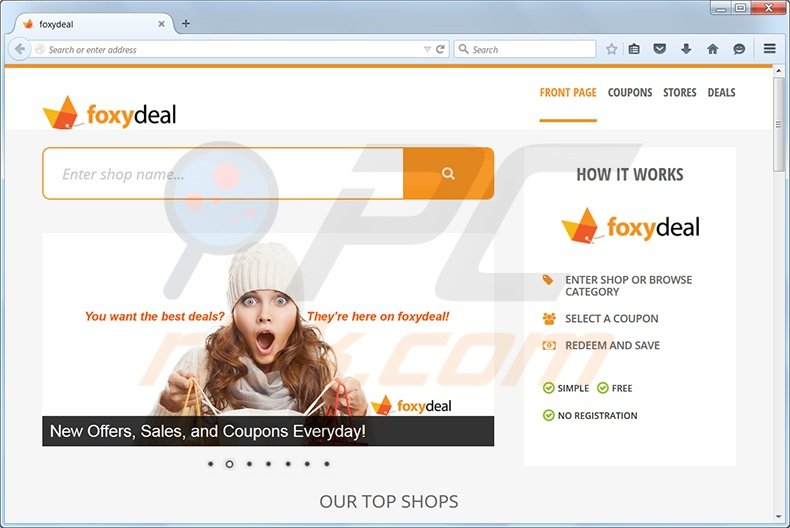 foxydeal adware