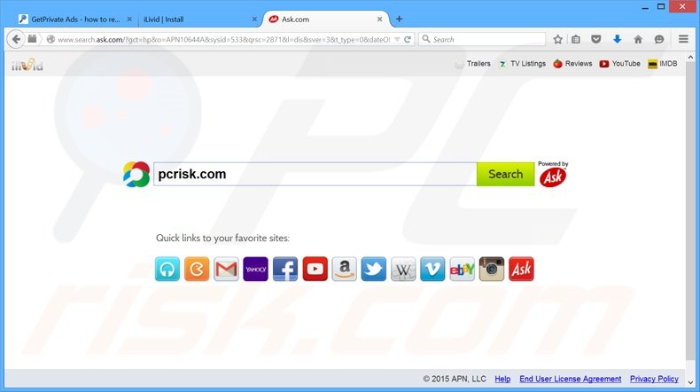search.ask.com browser hijacker