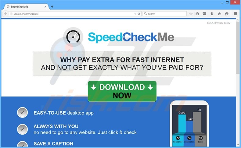 SpeedCheckMe adware