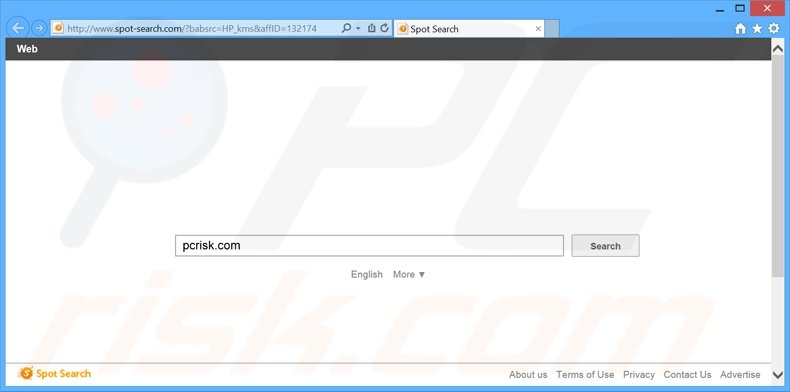 spot-search.com browser hijacker