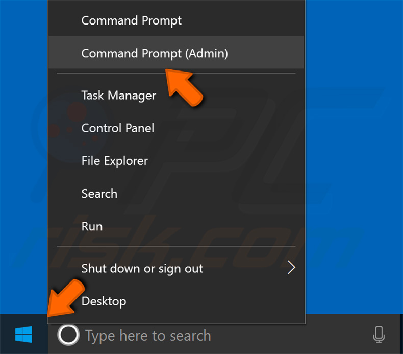 Activate Guest account in Windows 10 (step 1)