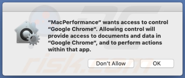 MacPerformance asking for permissions
