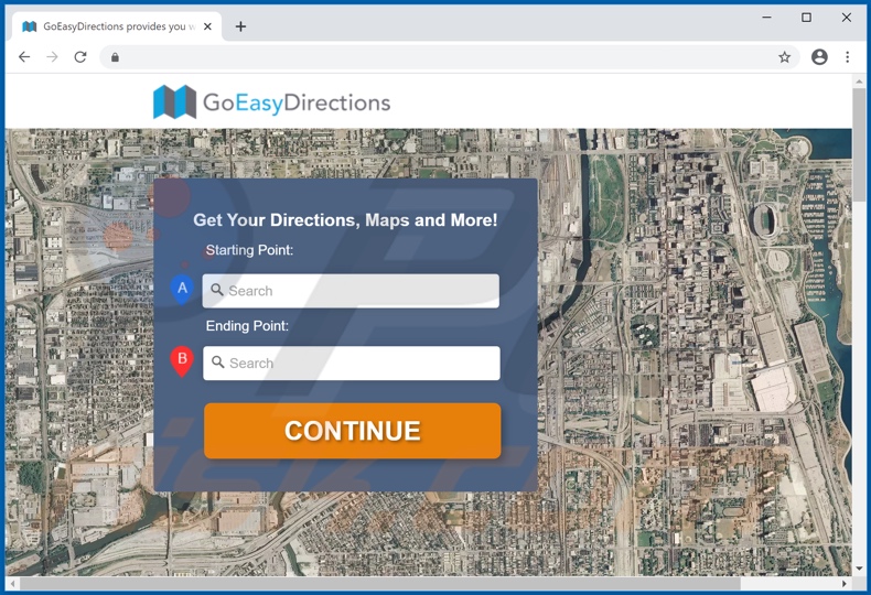 Go Easy Directions Promos adware