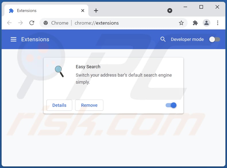 Removing searcheq.com related Google Chrome extensions