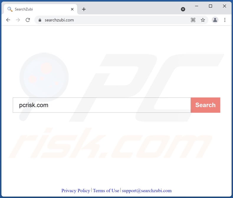 searchzubi.com browser hijacker
