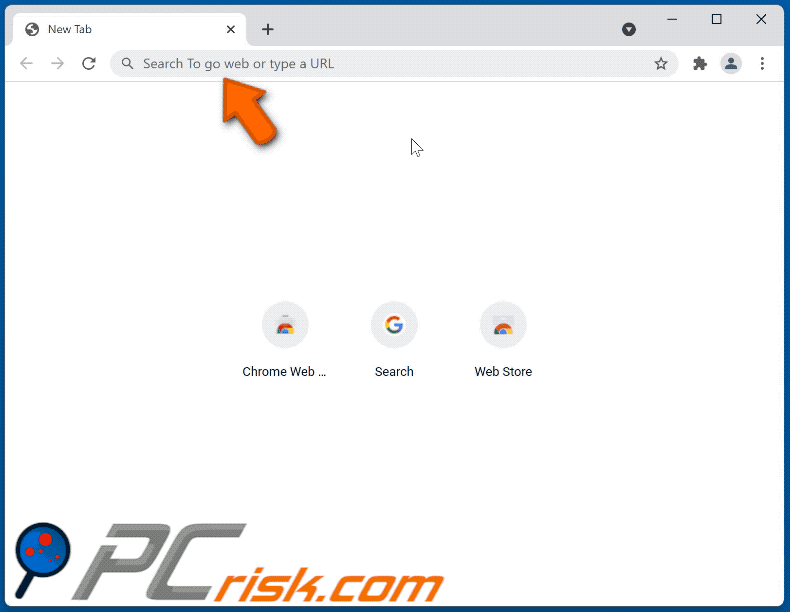 To go web browser hijacker redirecting to Bing (GIF)