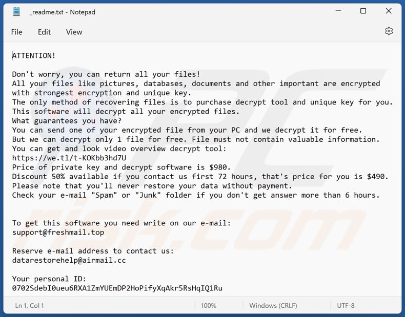 Qopz ransomware text file (_readme.txt)