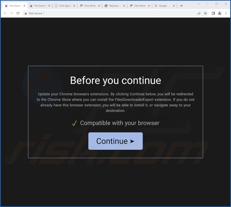 Deceptive website used to promote key pro browser hijacker