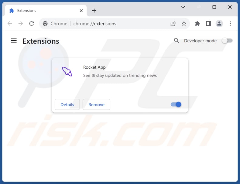 Removing r.bsc.sien.com related Google Chrome extensions