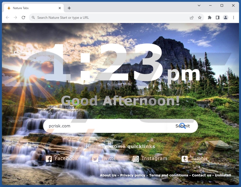 nature-start.com browser hijacker