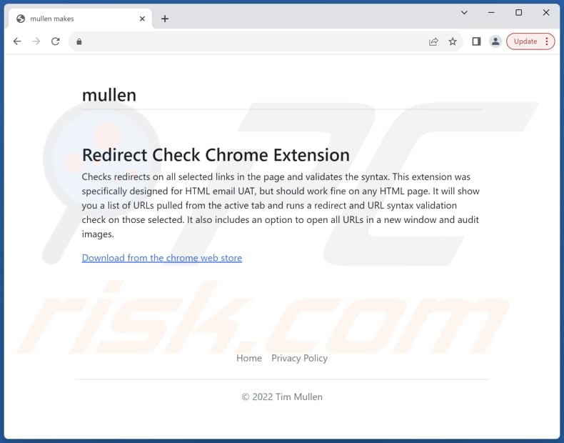 Redirect Check adware promoter