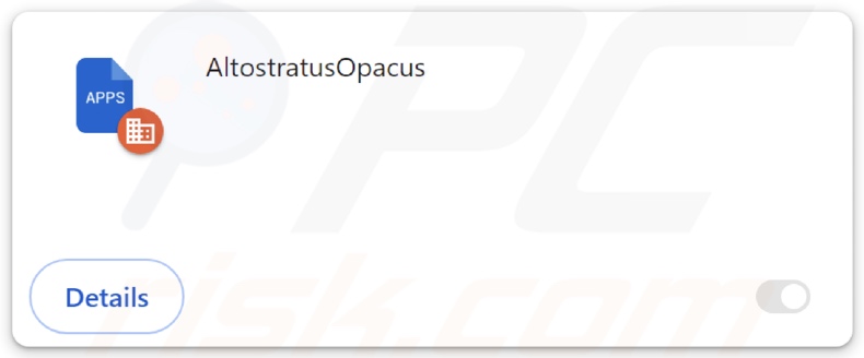 AltostratusOpacus browser extension