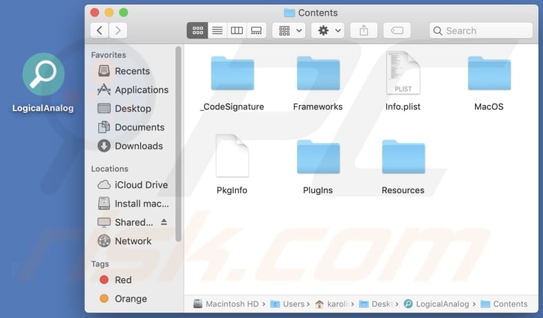 LogicalAnalog adware installation folder