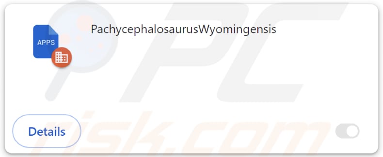 PachycephalosaurusWyomingensis malicious extension