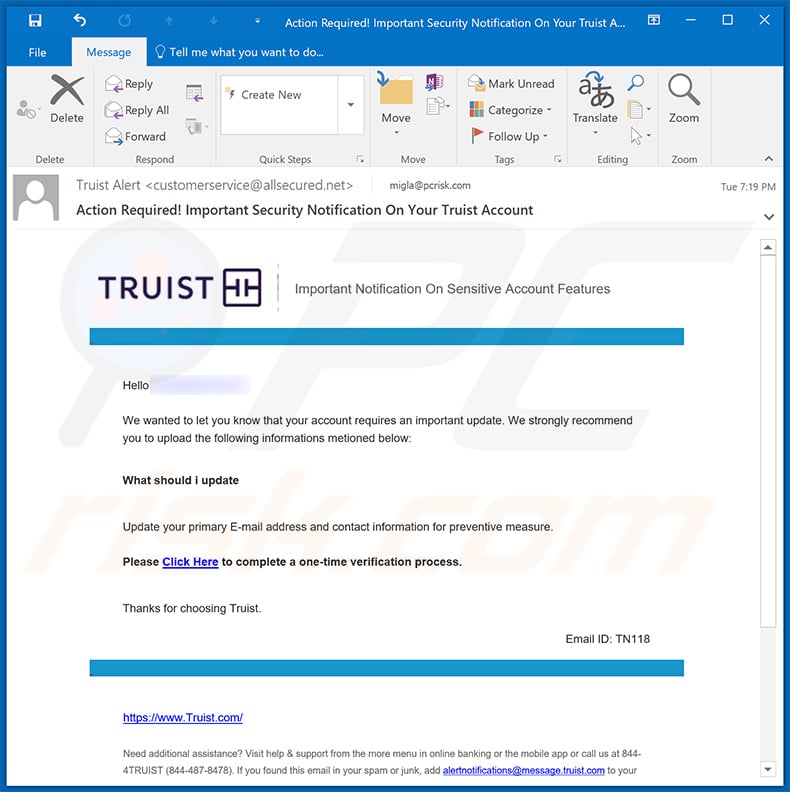 Truist email scam (2024-01-17)