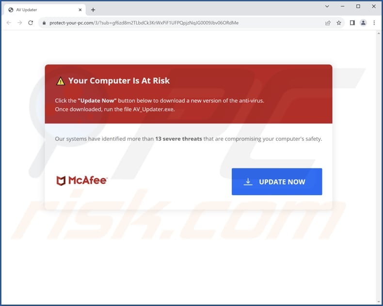 Activate Your McAfee Antivirus License promoter