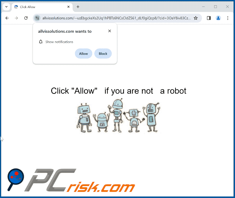 allvissolutions[.]com website appearance (GIF)
