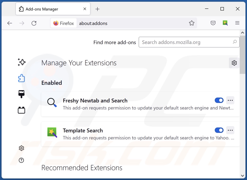 Removing search.tab-hub-simple.online related Mozilla Firefox extensions