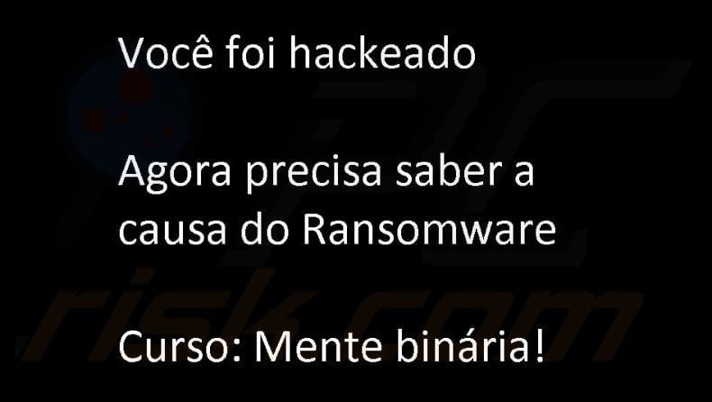 cursoDFIR ransomware wallpaper