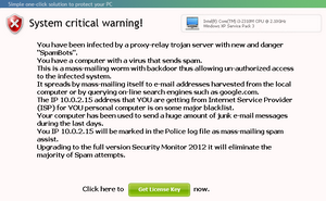 security monitor 2012 fake critical warning