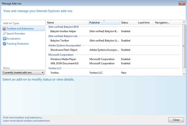 torntv adware internet explorer