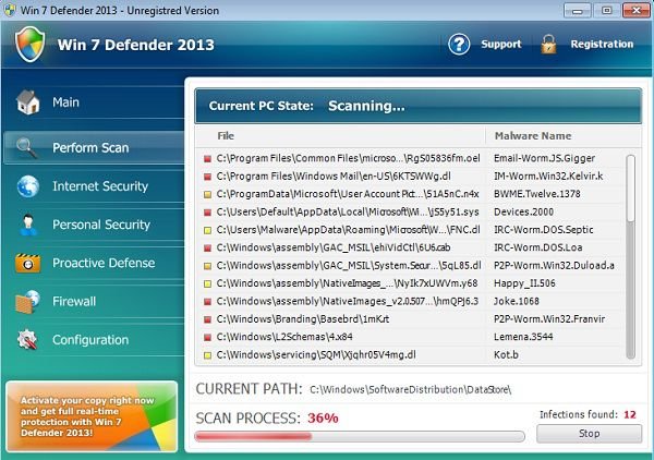 win 7 defender 2013