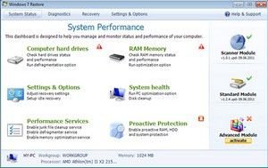 windows 7 restore