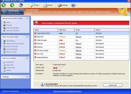 windows virtual firewall