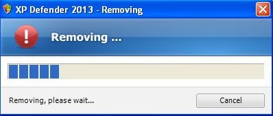 xp defender 2013 removing