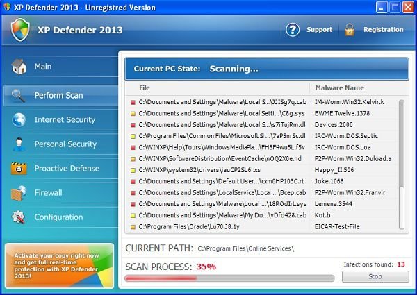 XP Defender 2013