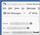 Email Routine Check Scam