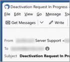 Email Deactivation In Progress Email Scam