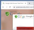 Google Safe Browser Total Protection POP-UP Scam