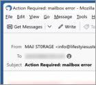 Increase Your Mail Box Storage Capacity Email Scam