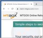 MTGOX Online Rehabilitation Claim System Scam