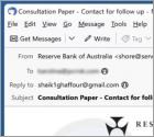 Reserve Bank of Australia Email Scam