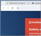McAfee Safety Warning POP-UP Scam