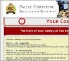 Police Cybercrime Investigation Virus