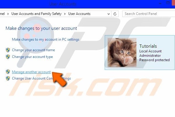 Change account to administrator step 5