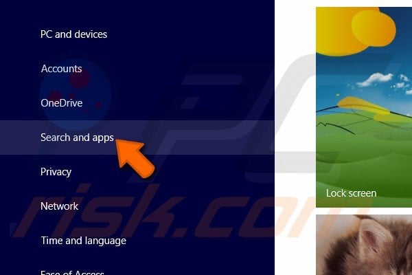 Disable Bing from search bar step 3