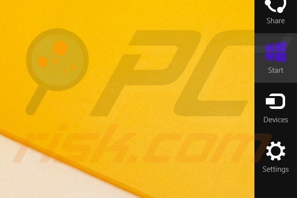 How to disable Charm menu step 4