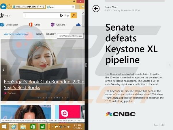 How to use Split Screen mode in Windows 8.1 step 4