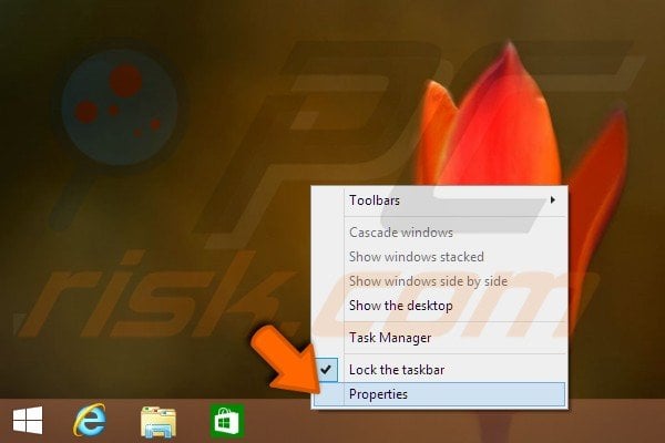 Start screen app list step 1