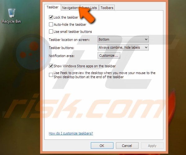 Start screen app list step 2